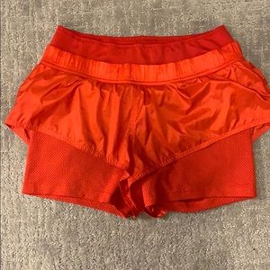 Stella McCartney red shorts